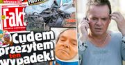 Tragiczny wypadek gwiazdy "Rancza". Zdjęcia wraku samochodu i wstrząsające szczegóły zdarzenia obiegły media