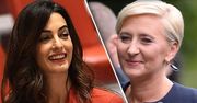 Amal Clooney w pogniecionej sukience na spotkaniu ONZ. Wystylizowała się jak Agata Duda!