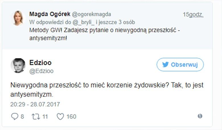 Magdalena Ogórek oskarżona o antysemityzm