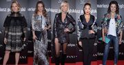Plejada gwiazd na pokazie Mariusza Przybylskiego: Agnieszka Woźniak-Starak, Agnieszka Sienkiewicz, Roma Gąsiorowska, Patricia Kazadi, Anna Dereszowska...
