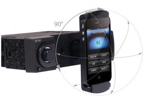 Radio samochodowe ze stacją dokującą na iPhone'a