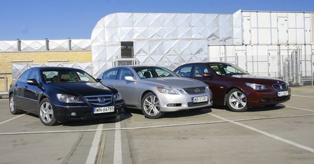 BMW 550 kontra Honda Legend i Lexus GS: duża porcja luksusu