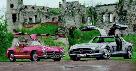 Mercedes SLS wczoraj i dziś: dwa wcielenia skrzydlaka, to lepsze niż latanie