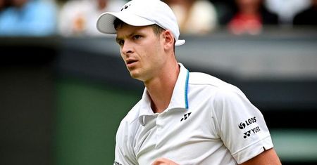 Hubert Hurkacz w półfinale Wimbledonu.