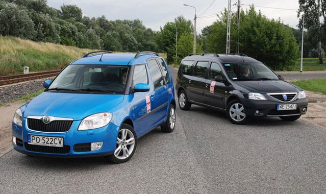 Skoda Roomster vs Dacia Logan MCV: drożej nie zawsze znaczy więcej