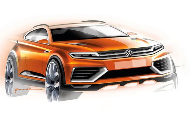 Volkswagen CrossBlue Coupe: koncept sportowego SUV-a