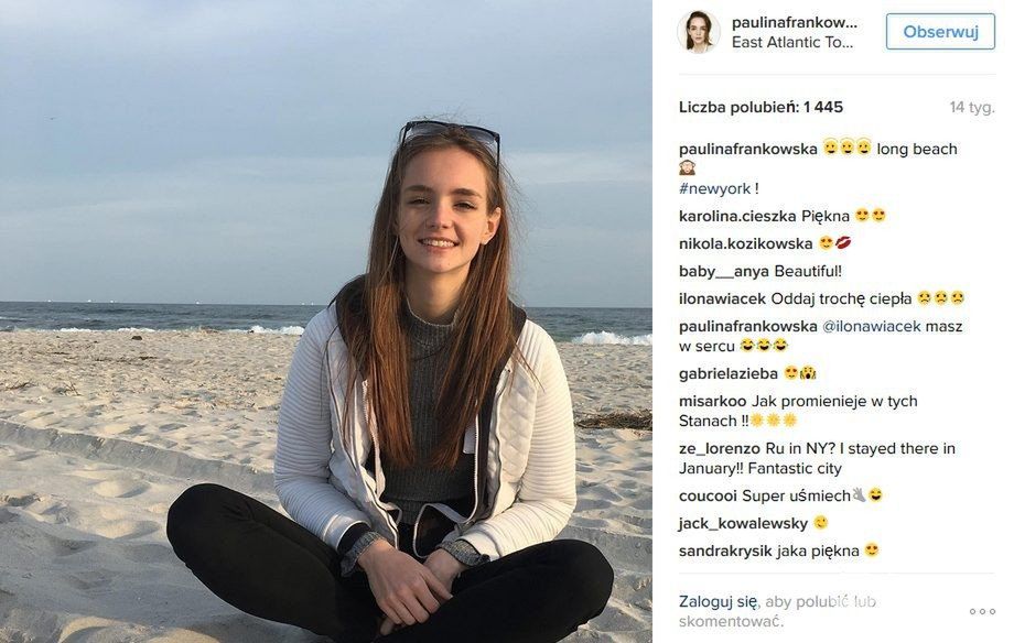 Paulina Frankowska na Instagramie