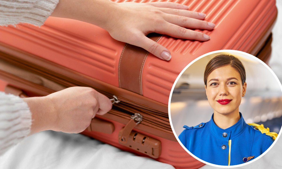 Flight attendant's clever packing hack solves dirty shoe dilemma