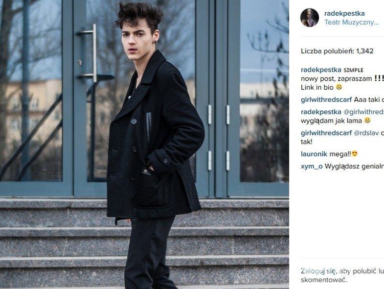 Radek Pestka na Instagramie