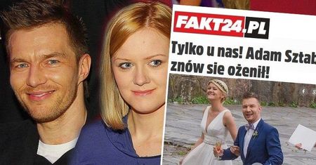 Adam Sztaba i Agnieszka Dranikowska wzięli ślub! "Fakt" zdradził szczegóły ceremonii