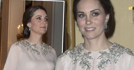 Bajkowa kreacja księżnej Kate zachwyciła Norwegów. W kremowej sukni wyglądała jak księżniczka Disneya! Ciąża zdecydowanie jej służy