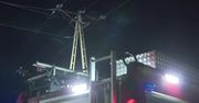 Mężczyzna spadł ze słupa energetycznego z wysokości 10 metrów. Był reanimowany pół godziny