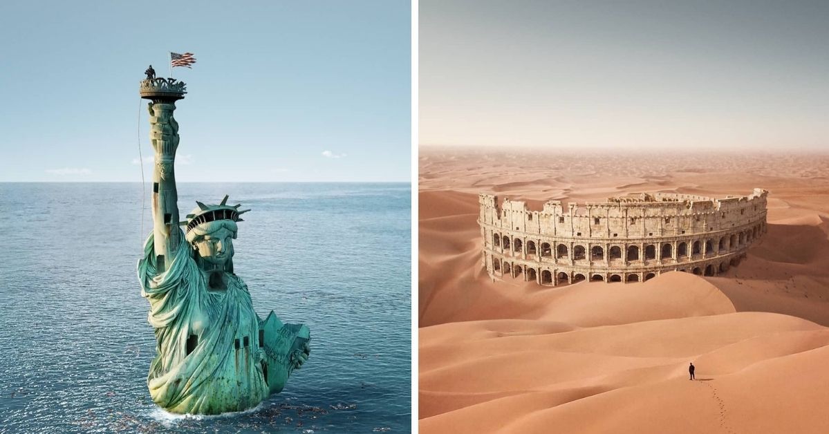 Expressive Photos Showing the Earth After a Climate Apocalypse. They Give Food for Thought...