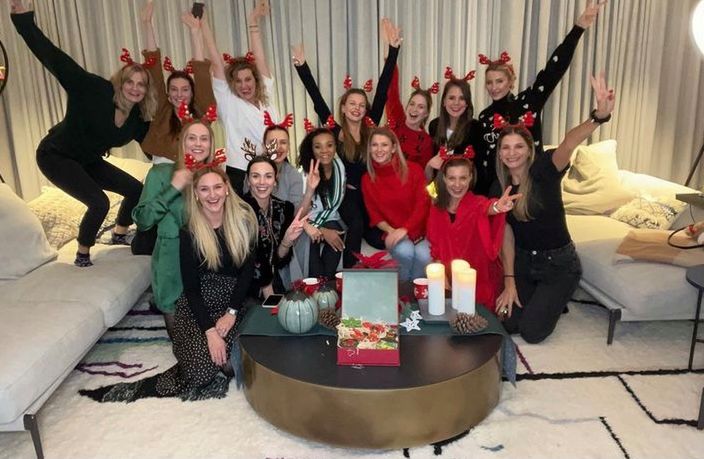 Anna Lewandowska zorganizowała przedświąteczne spotkanie