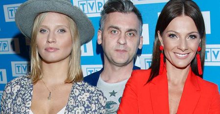 Gwiazdy na premierze pierwszego odcinka "Blondynki": Natalia Rybicka, Agata Konarska, Marcin Sztabiński