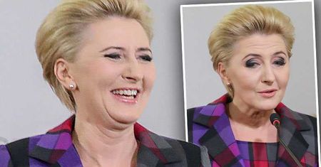 Agata Duda już poczuła wiosnę! W tak pstrokatym kompleciku jeszcze jej nie widzieliście!