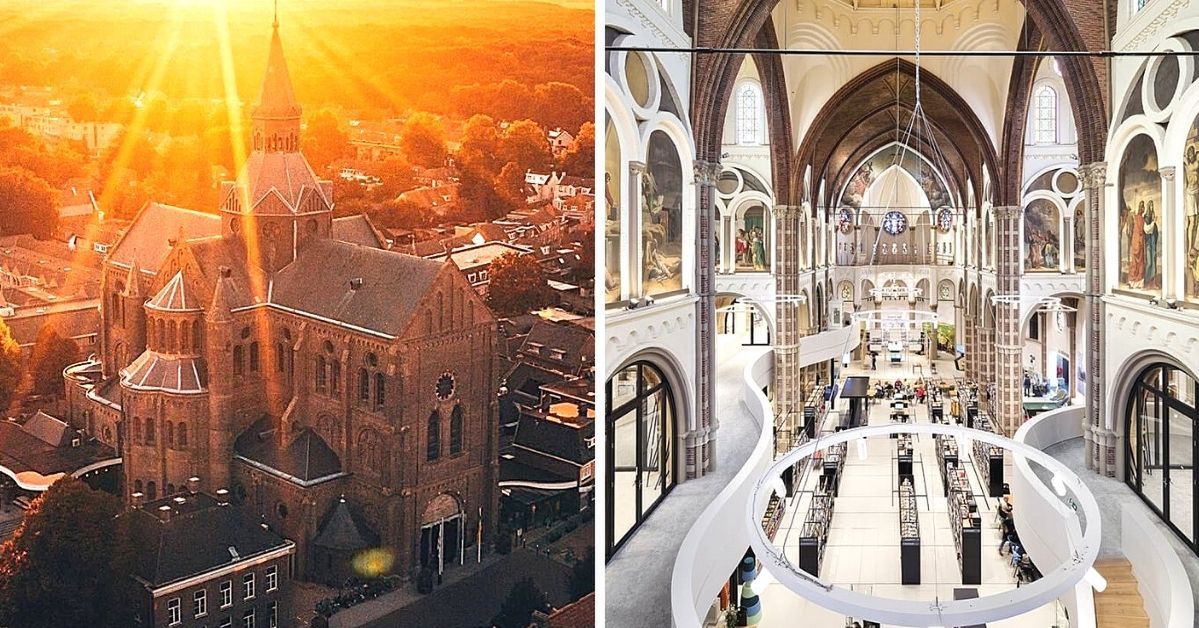 An Abandoned Church Turned Into a Library. Stunning Renovation of a Dutch Temple