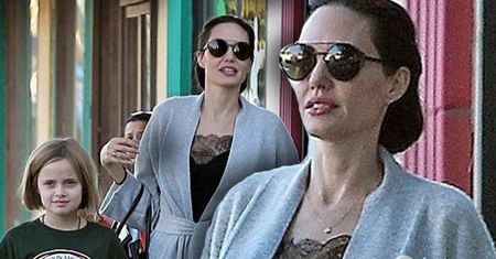 Angelina Jolie wygląda bosko nawet w codziennej stylizacji. Ten płaszczyk zaraz zniknie ze sklepów!