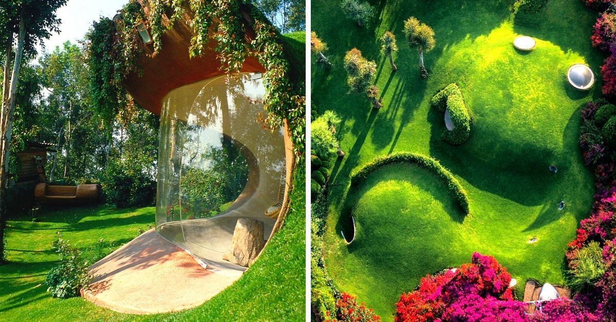 A House Hidden in the Ground Looks Like the Hobbits’ Place. Its Interior Takes You to Another Dimension!