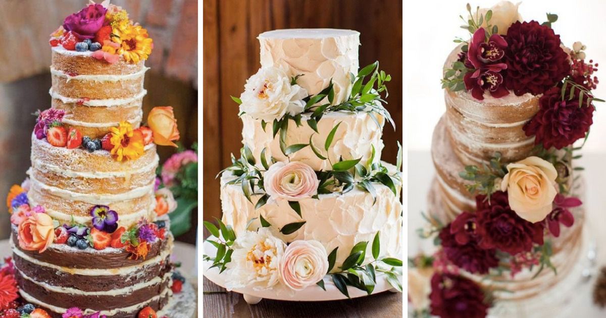 23 cudowne torty z żywymi kwiatami jako dekoracje. Te połączenie to strzał w 10!