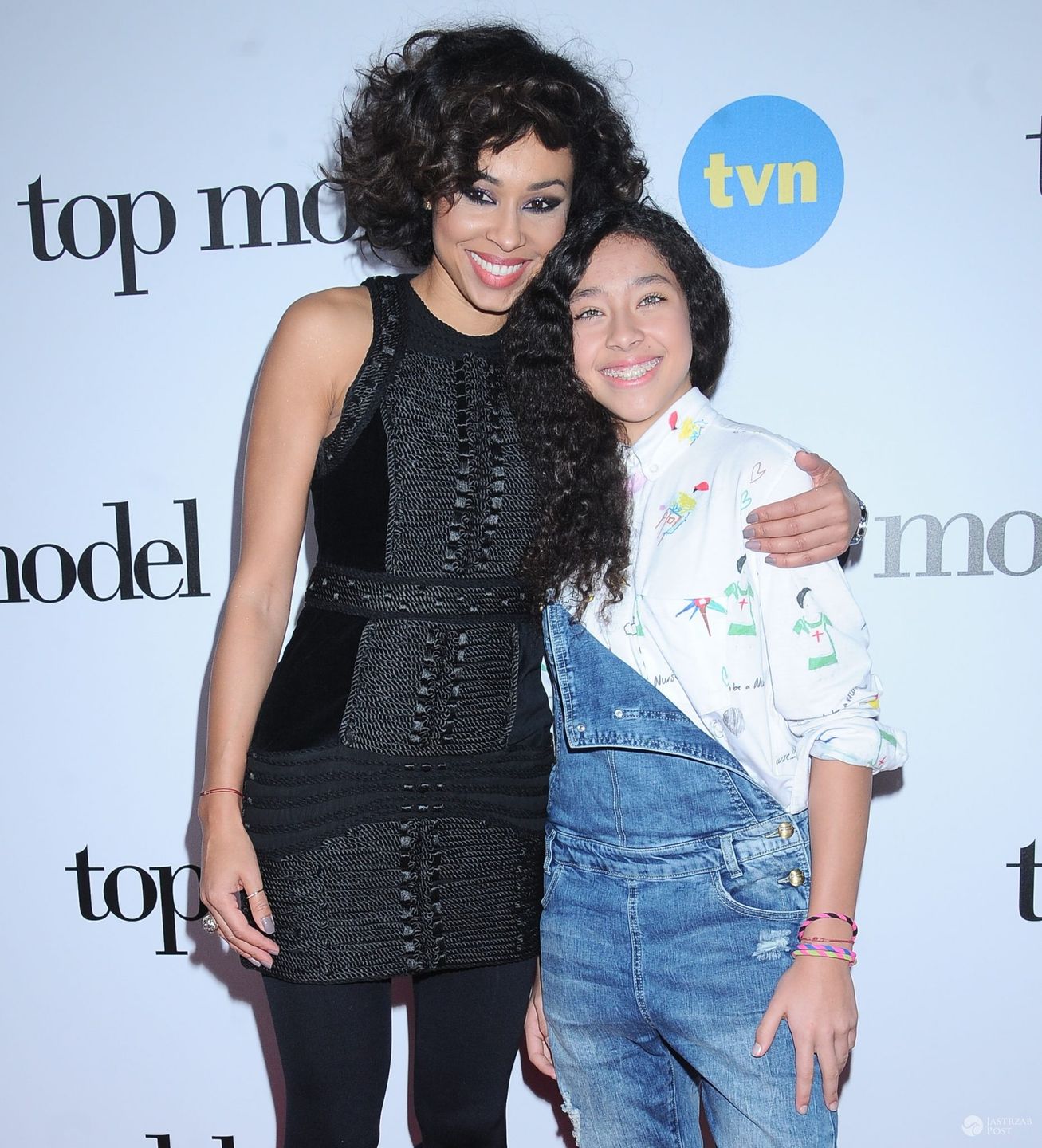 Omenaa Mensah z córką Vanessą, finał "Top Model 5" (fot. ONS)