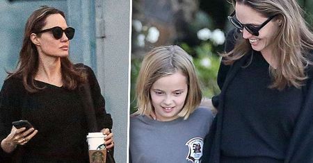 Coraz szczuplejsza Angelina Jolie brylowała na imprezie swojej córki. Wygląda jak cień samej siebie