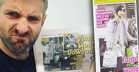 Maciej Dowbor w genialny sposób sparodiował zdjęcia i nagłówek z tabloidu. "Rewanż!"