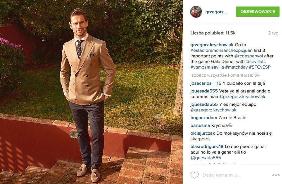 Grzegorz Krychowiak (fot. Instagram)