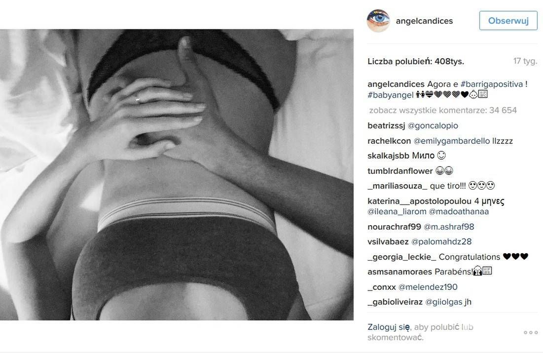 Candice Swanepoel jest w ciąży. Spodziewa się pierwszego dziecka. Ojcem dziecka jest brazylijski model Hermann Nicoli