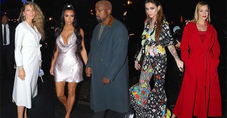 Stado VIP-ów na pokazie Versace: Blake Lively, Kim Kardashian, Kanye West, Uma Thurman, Paris Jackson