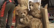 Mistrzowie pił i dłut rzeźbili w drewnie na Poznań Wood Festival