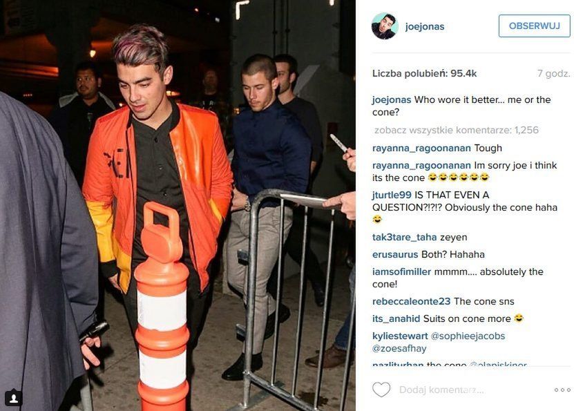 Joe Jonas ma nową fryzurę (fot. Instagram)