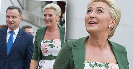 Agata Duda ostatnio szaleje ze stylizacjami jak Melania Trump! W ostatniej sukience wyglądała genialnie!