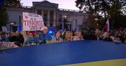Manifestacja przed ambasadą Rosji w Warszawie