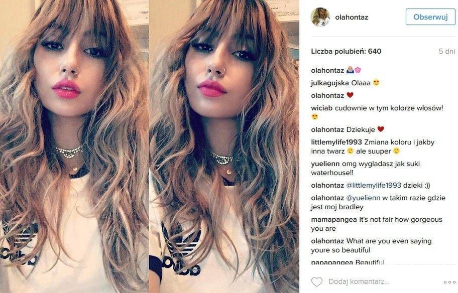 Blondwłosa córka Kasi Kowalskiej Aleksandra Yoriadis na Instagramie