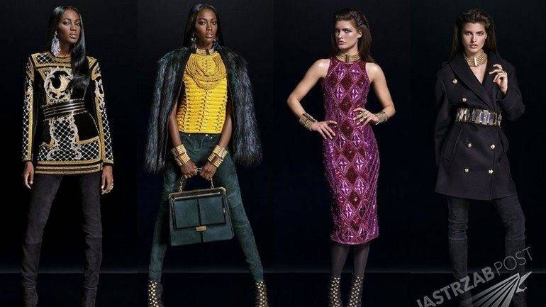 Lookbook damskiej kolekcji Balmain dla H&M (fot. mat. pras.)