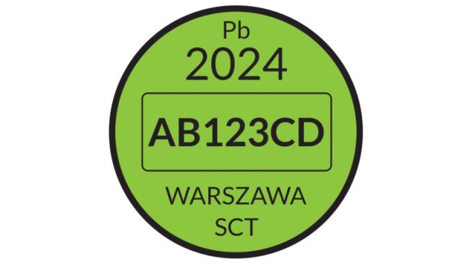 Od 12 września nowy wzór nalepki uprawniającej do wjazdu do strefy czystego transportu