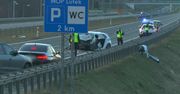 Tragiczny wypadek na S7 pod Olsztynem – jedno z aut jechało pod prąd