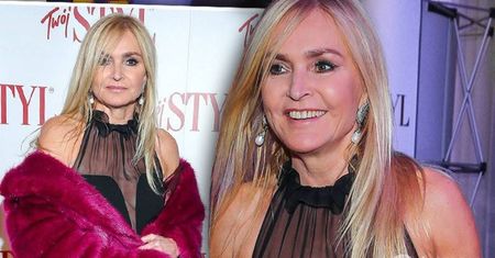 Monika Olejnik jak seksowna syrena mieni się cekinami na salonach. Kreacja piękna, ale to torebka jest prawdziwym hitem!