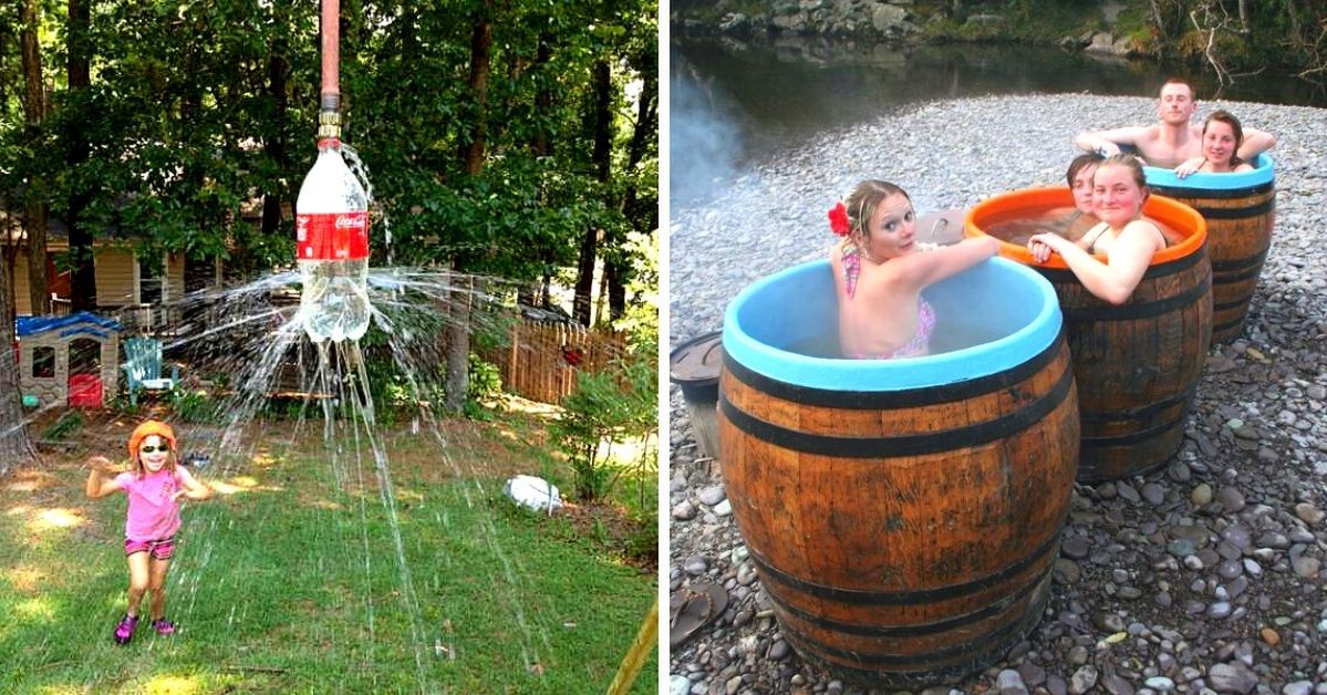 13 Easy Ways to Cool Down on a Hot Day. Mini Pools Made On the Spot