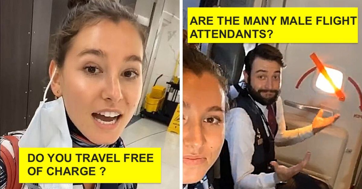 17  Questions Flight Attendants Get Asked Most Frequently