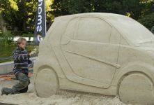 Nowy Smart Fortwo na plaży...