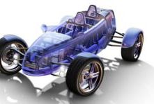 Przezroczysty samochód