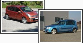 Nissan Note kontra Skoda Roomster