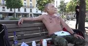 Antyputinowski protest w Genewie przed spotkaniem prezydentów Rosji i USA.