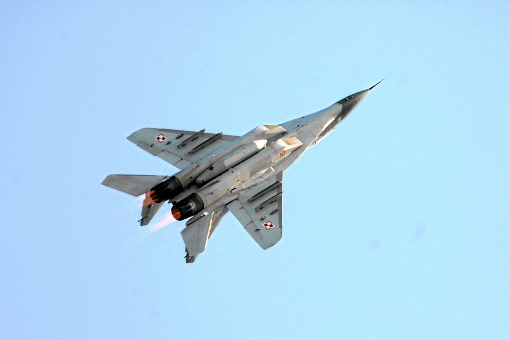 Wojsko ma około 30 maszyn MiG-29, które stacjonują w Mińsku Mazowieckim i Malborku