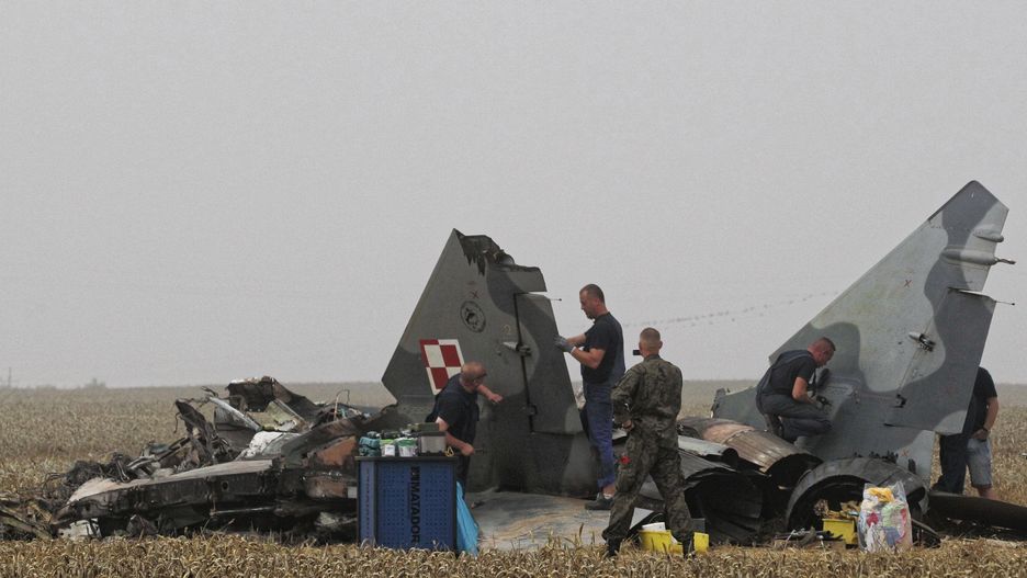 Katastrofa MIG-29 we wsi Sakówko pod Pasłękiem 