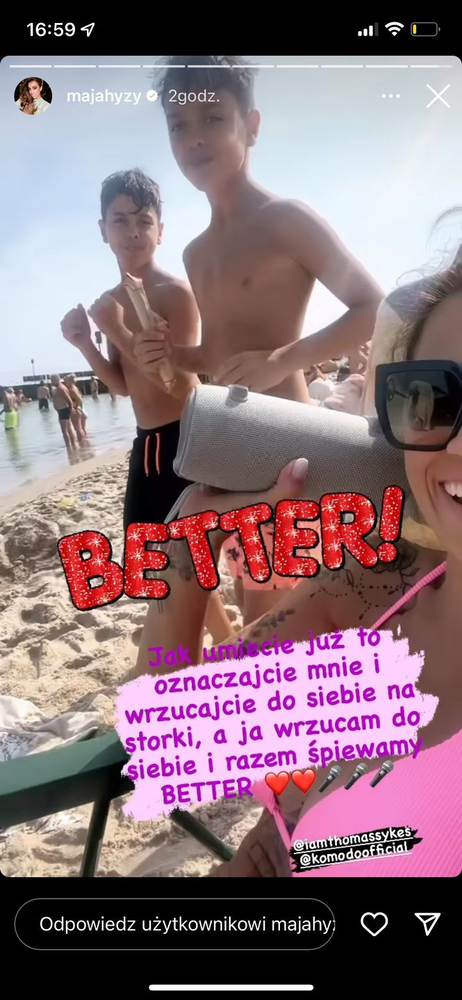 Maja Hyży pokazała, jak tańczą jej synowie
