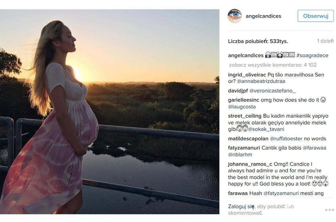 Candice Swanepoel jest w ciąży