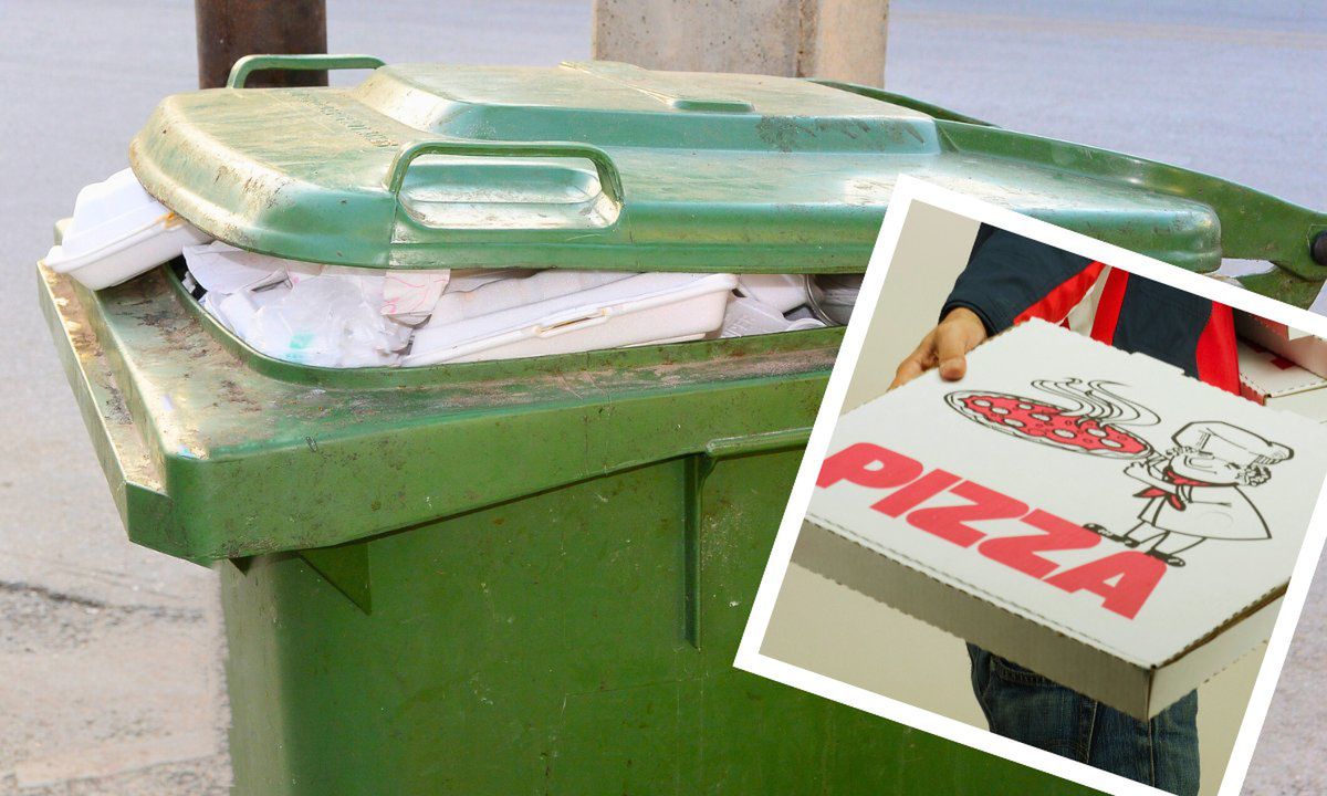 Mało osób wie, gdzie wyrzucą karton po pizzy. Wcale nie do kosza na papier